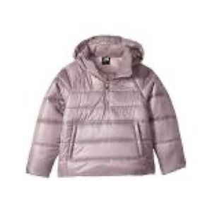 North Face Quilted Jacket w/Hood, Lavender Girls M (10-12)